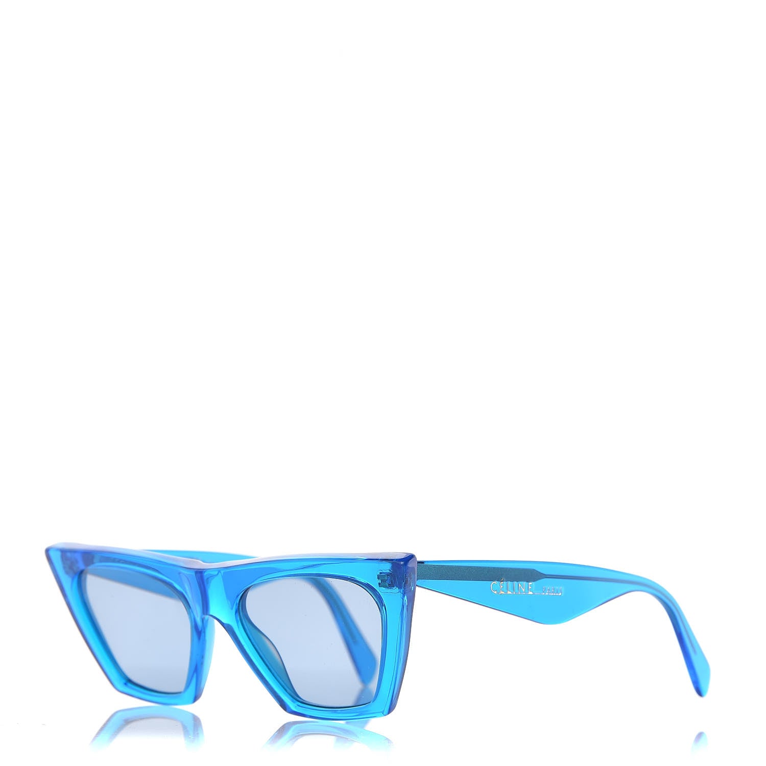 Celine Edge Sunglasses CL 41468/S Blue 1 of 6