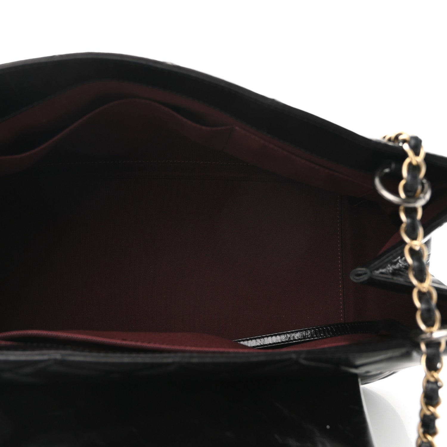 Chanel Glazed Calfskin Quilted Large Daily Walk Flap Black 5 of 11
