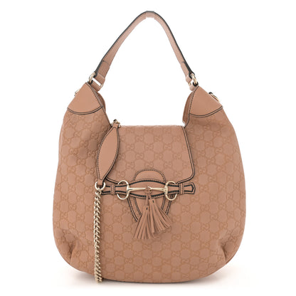 Gucci Soft Guccissima Medium Emily Hobo Camelia 1 of 12