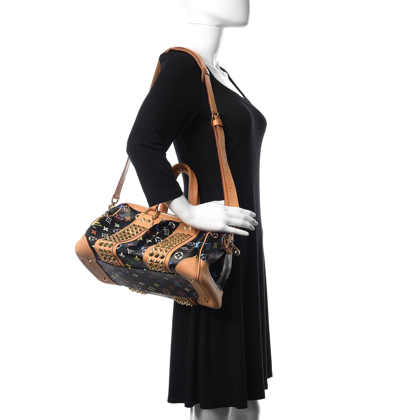 Monogram Multicolor Courtney MM Black