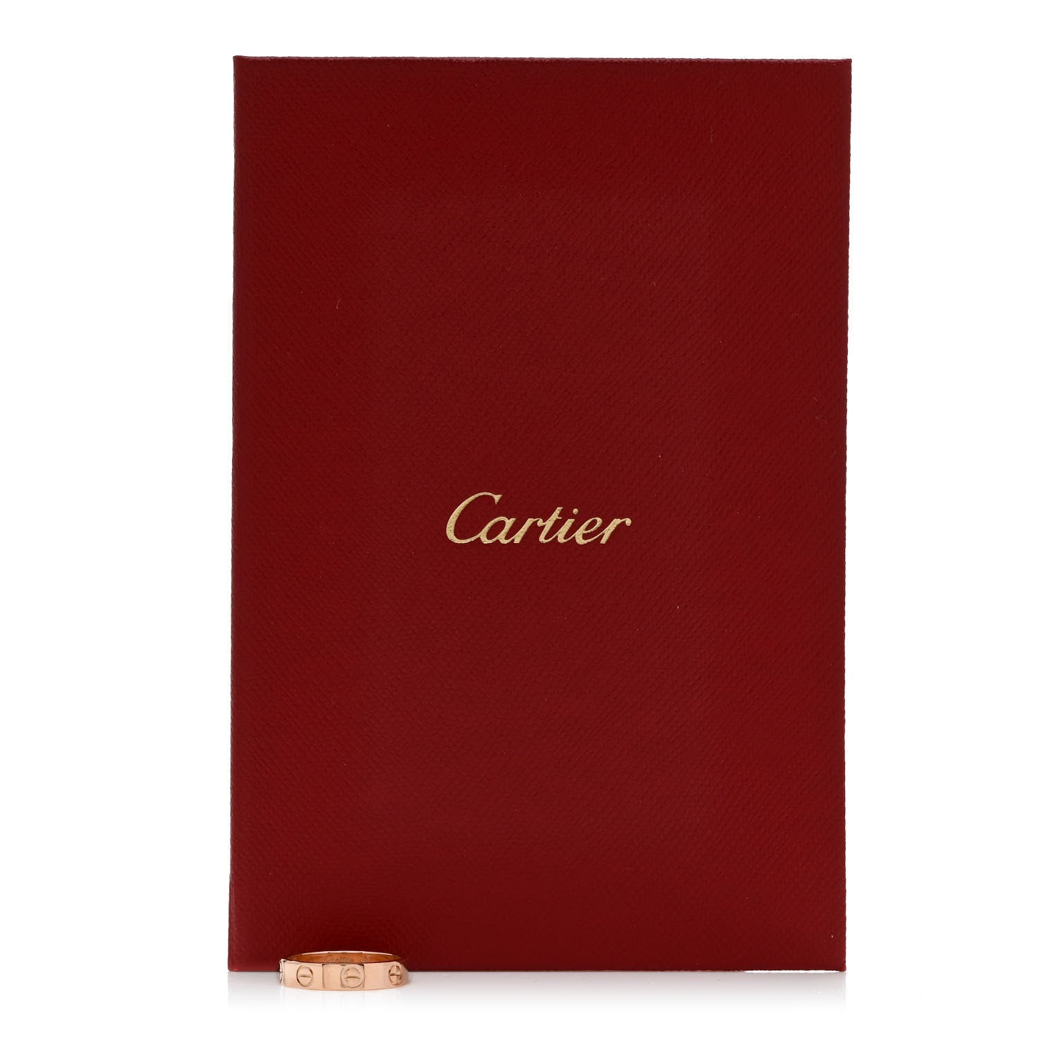 Cartier 18K Pink Gold 3.5mm LOVE Wedding Band Ring 47 4 5 of 5