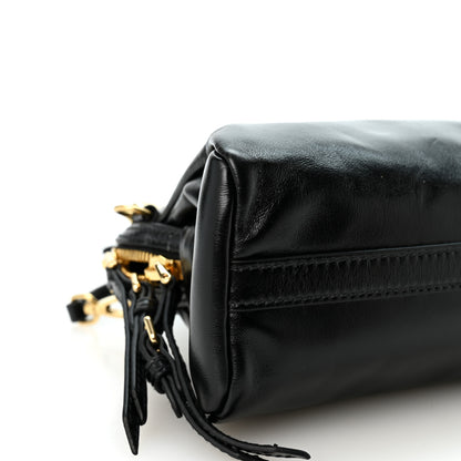 Miu Miu Softy Shine Calfskin Caprice Clutch Black 8 of 9
