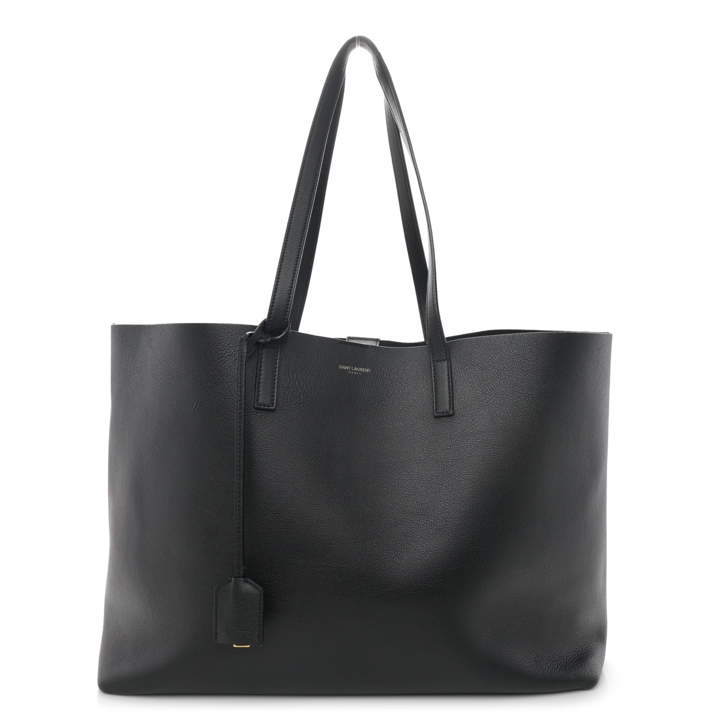 Calfskin Large Shopping Tote Black