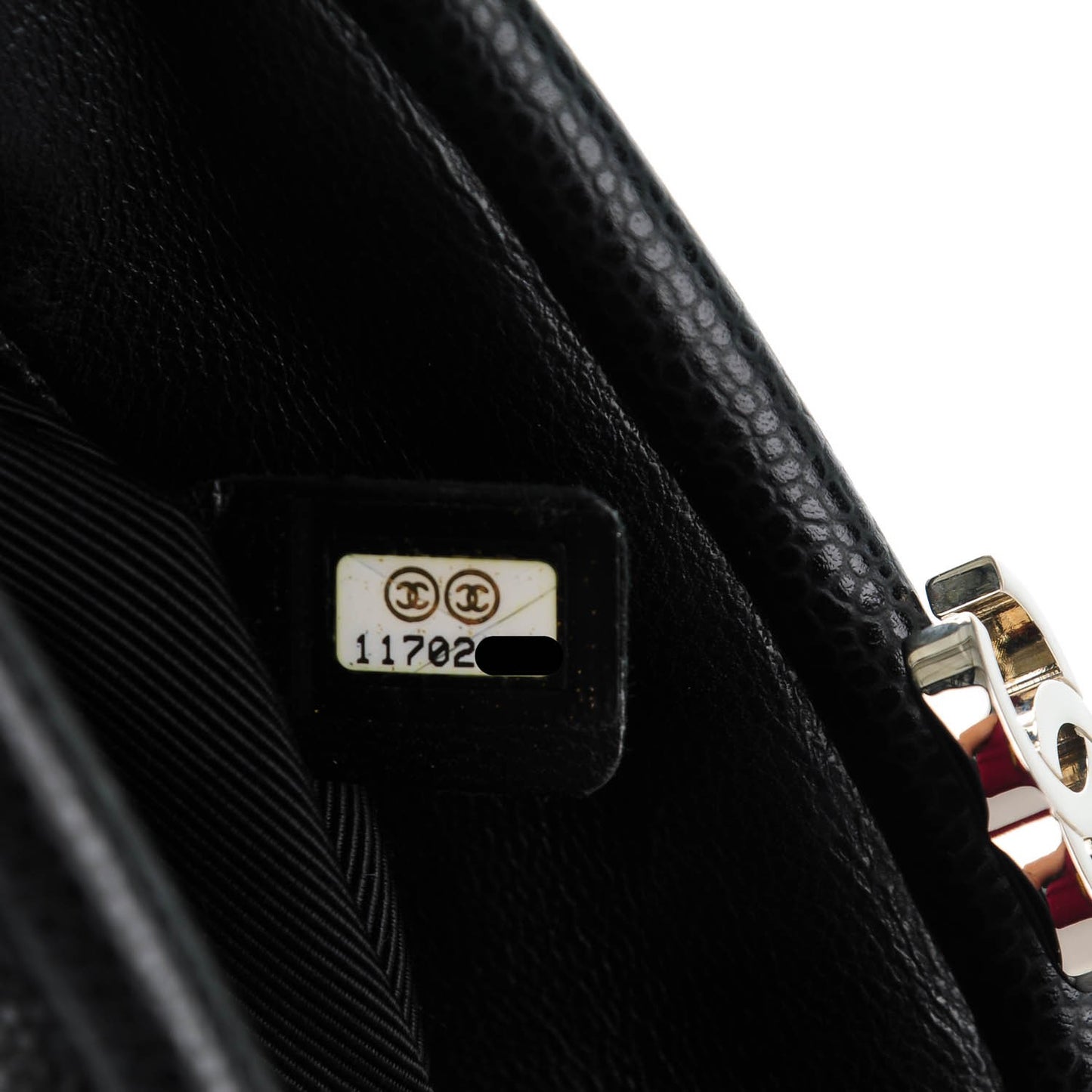 Caviar Quilted Timeless Clutch Black