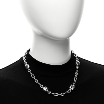John Hardy Sterling Silver Kali Dot Bead Square Station Necklace 2 of 4