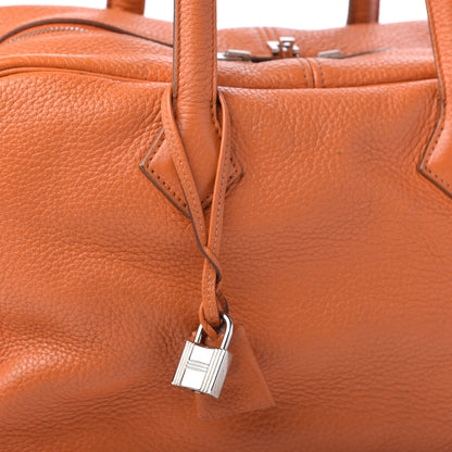 Hermes Taurillon Clemence Victoria II 35 Orange 11 of 11