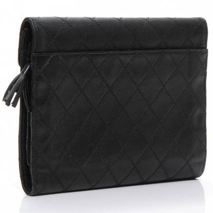 Chanel Diamond Stitch Compact Wallet Black 3 of 8