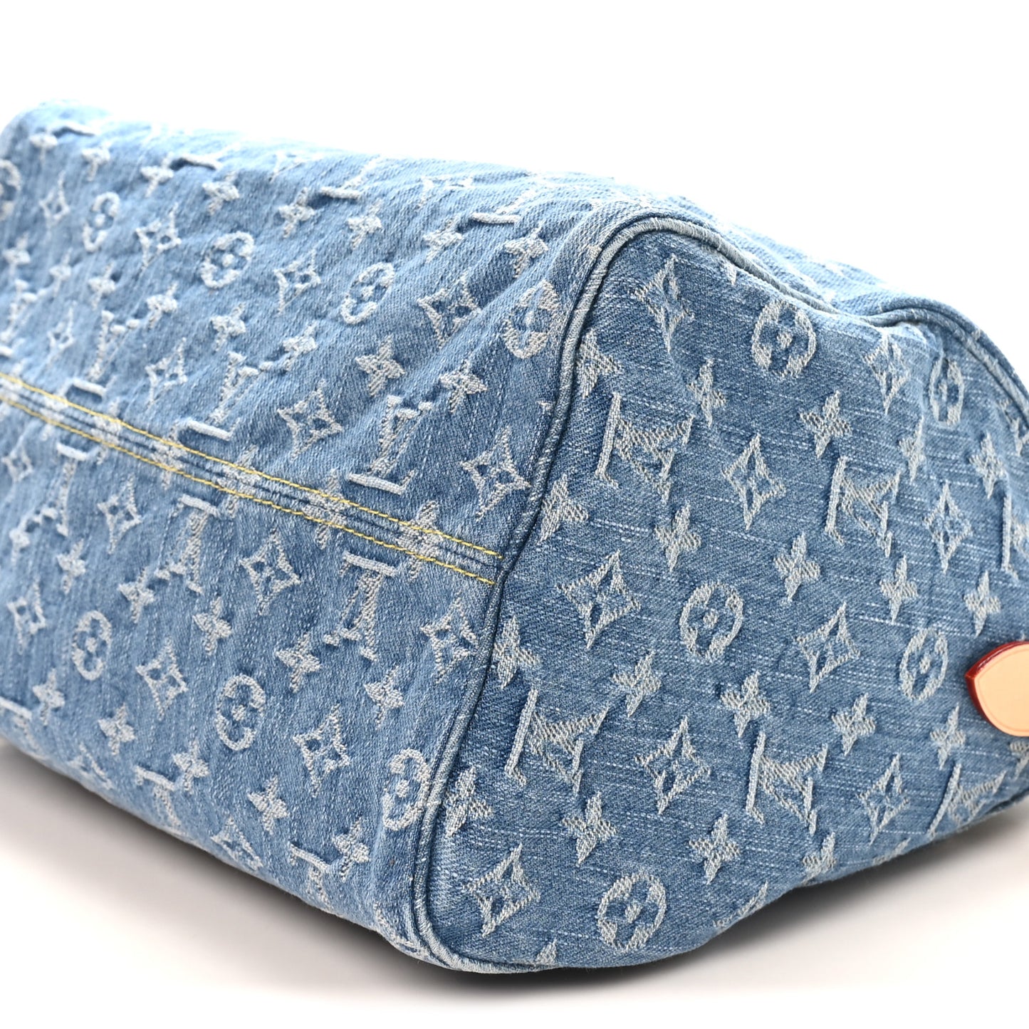 Monogram Denim Speedy Soft 30 Blue