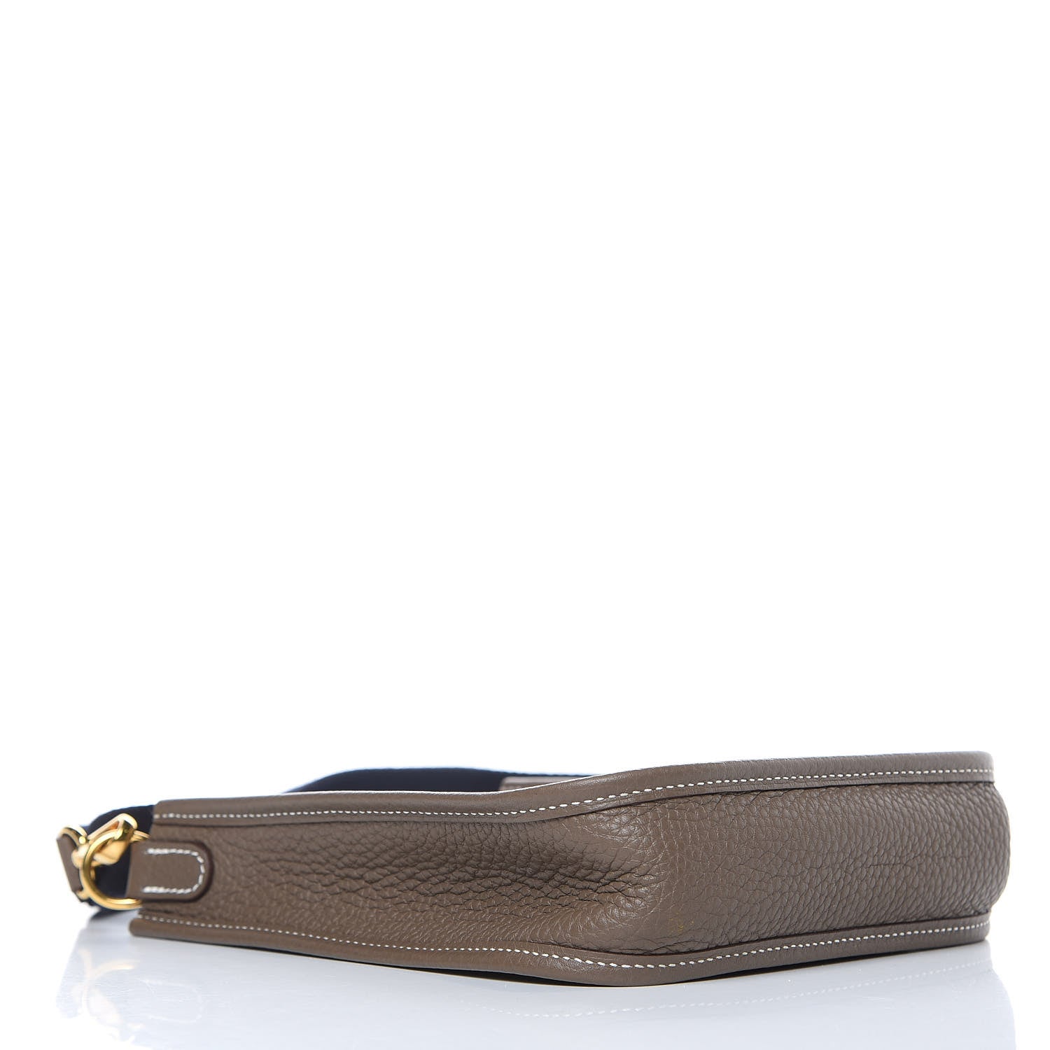 Hermes Taurillon Clemence Amazone Evelyne TPM Etoupe Bleu Indigo 4 of 11