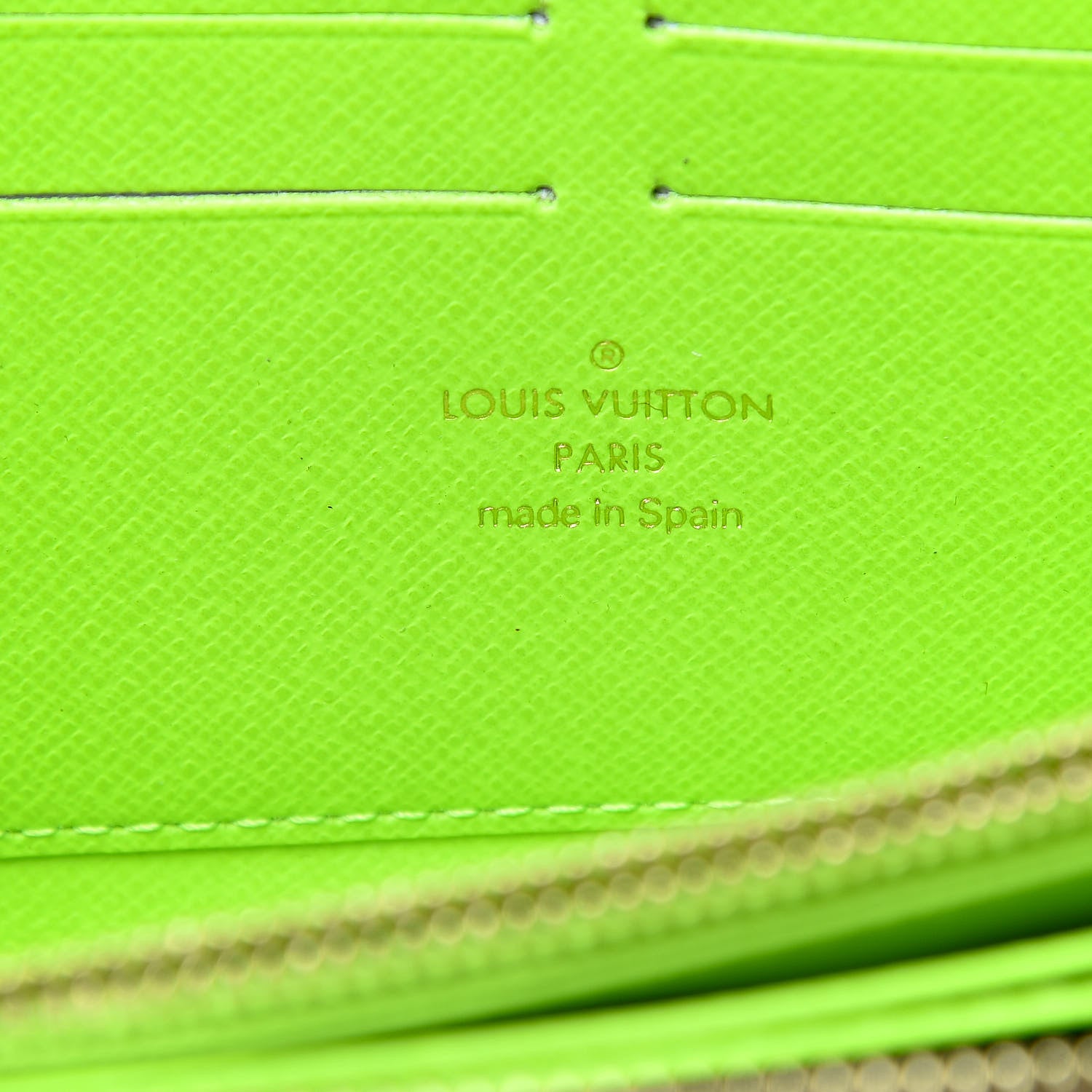 Louis Vuitton Monogram Graffiti Zippy Wallet Green 6 of 10