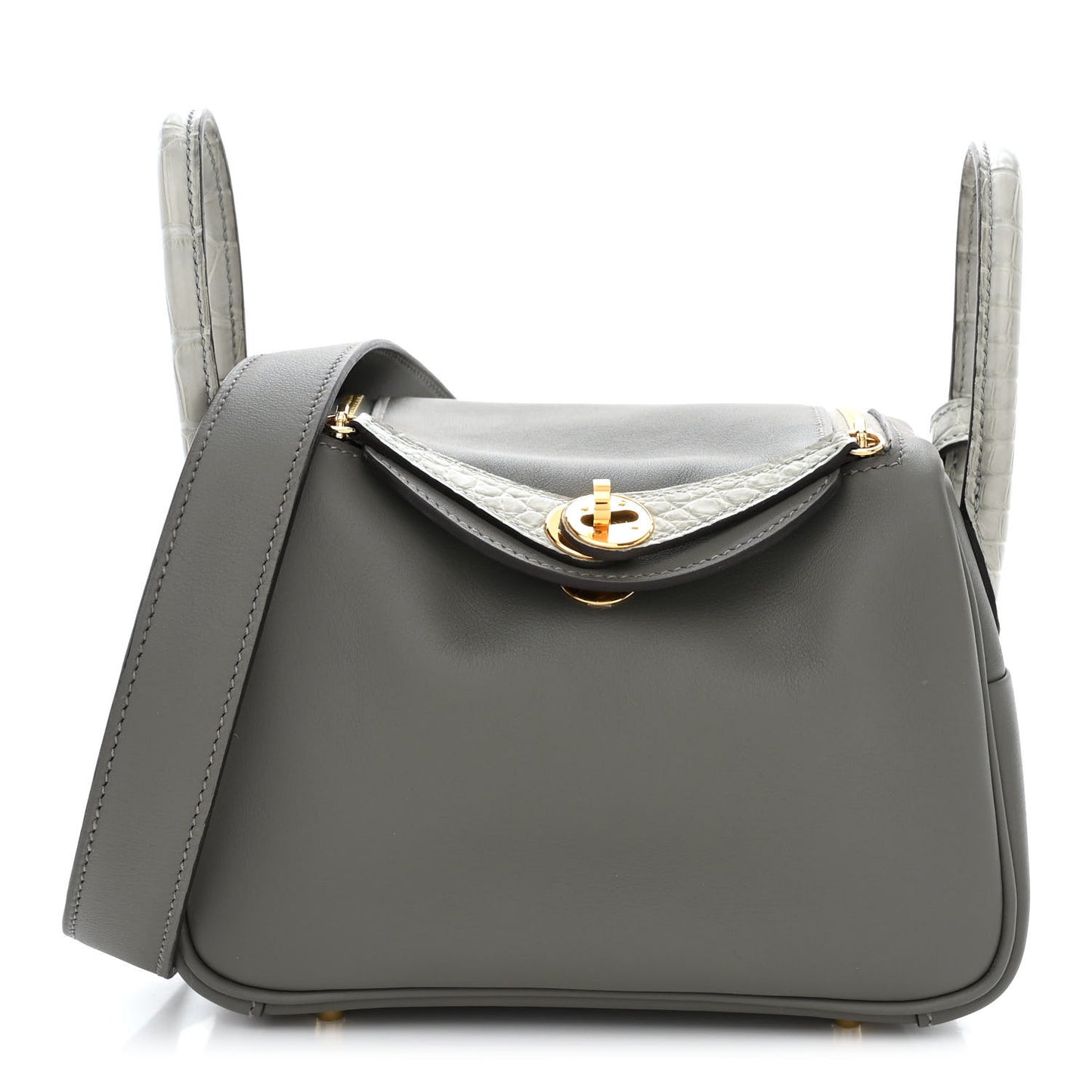 Swift Matte Alligator Mini Touch Lindy 20 Gris Meyer