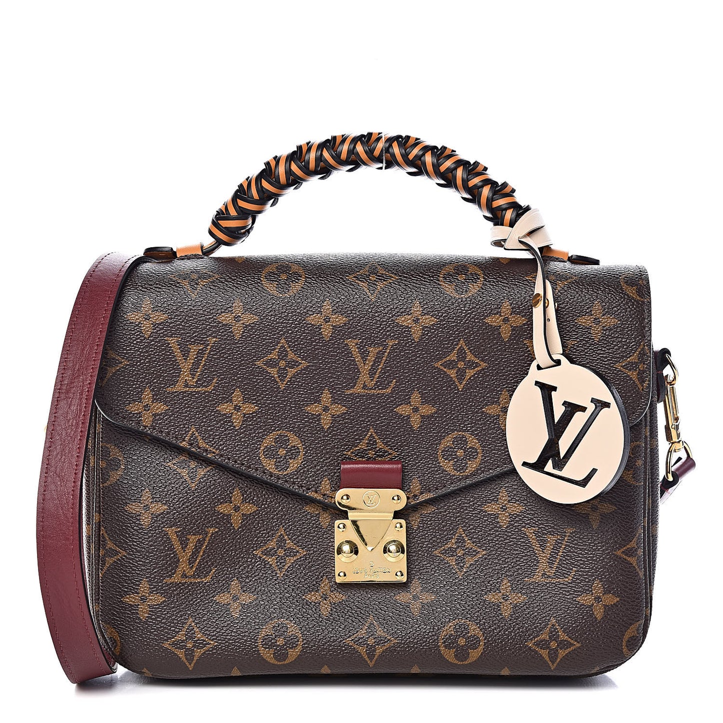 Monogram Braided Pochette Metis Safran