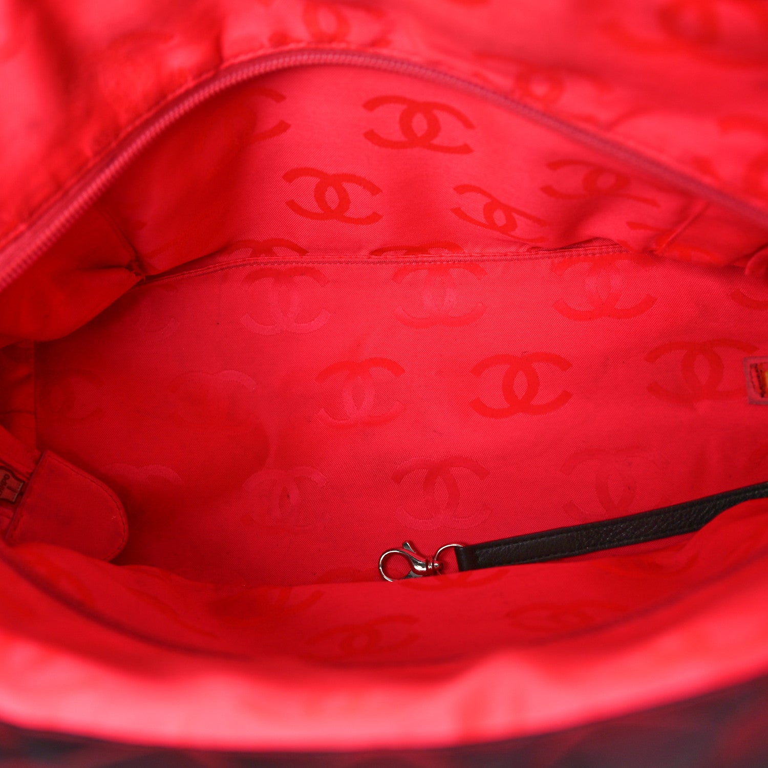 Chanel Calfskin Quilted Large Cambon Tote Black White 5 of 12