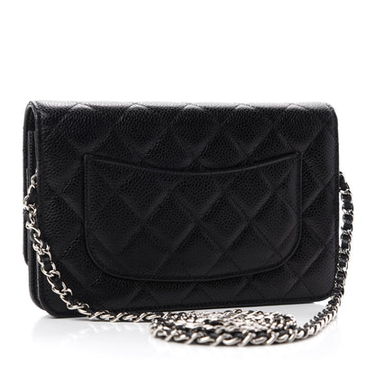 Chanel Caviar Quilted Wallet On Chain WOC Black 3 of 12