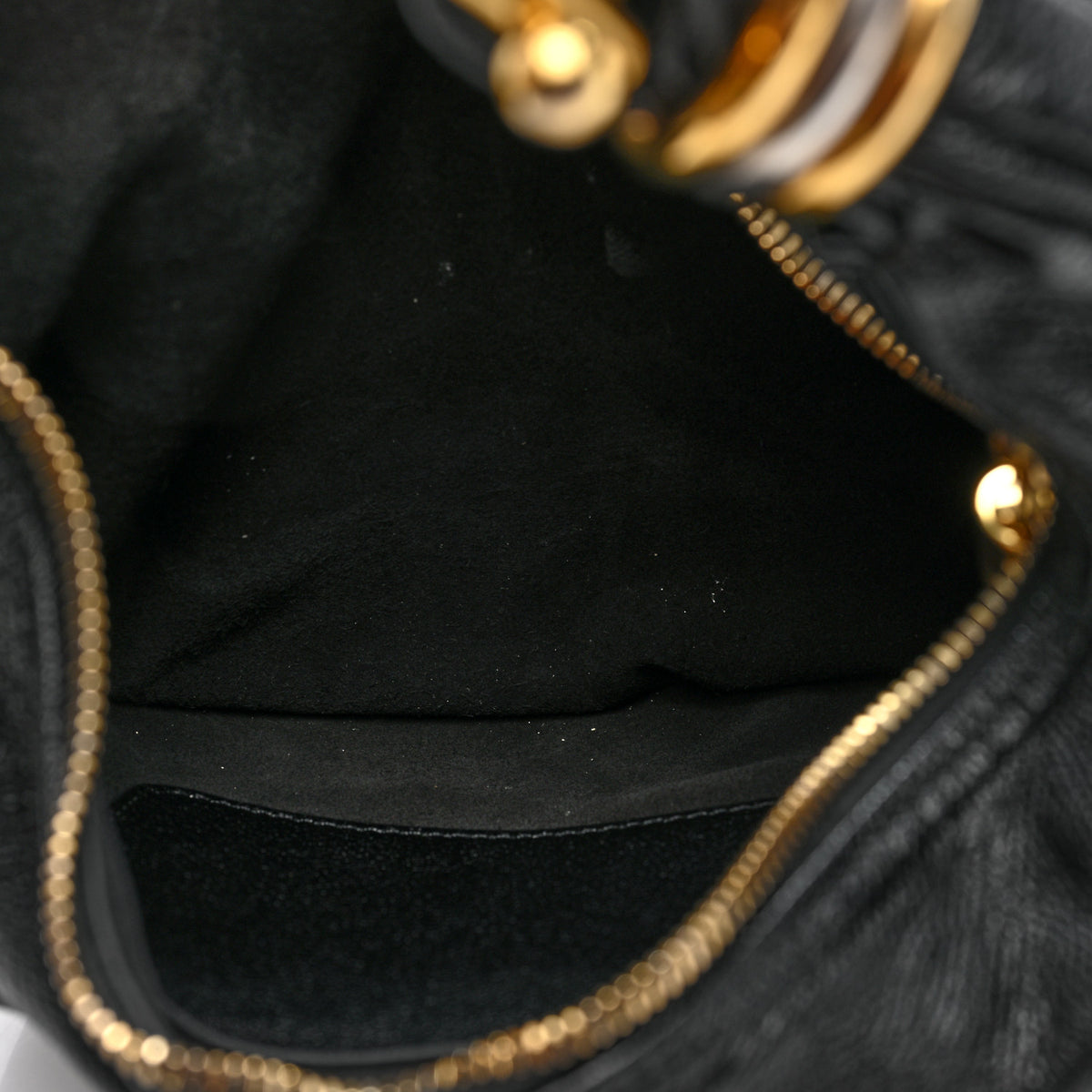 Chloe Grained Calfskin Mini Bracelet Hobo Bag Black 5 of 10
