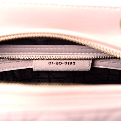Christian Dior Lambskin Cannage Medium Lady Dior Light Pink 7 of 9