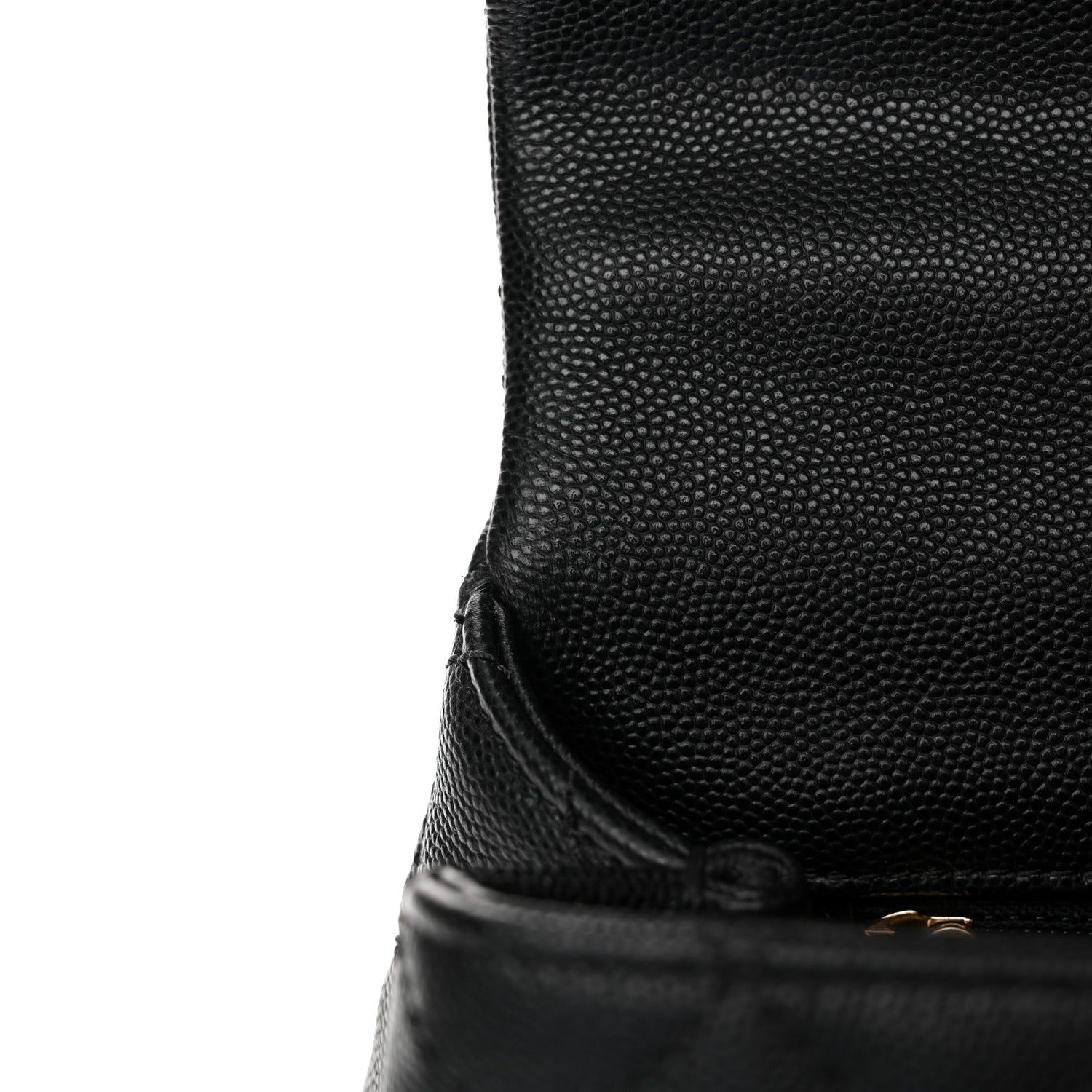 Chanel Caviar Lizard Quilted Small Coco Handle Flap Black 11 of 11