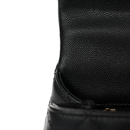 Chanel Caviar Lizard Quilted Small Coco Handle Flap Black 11 of 11