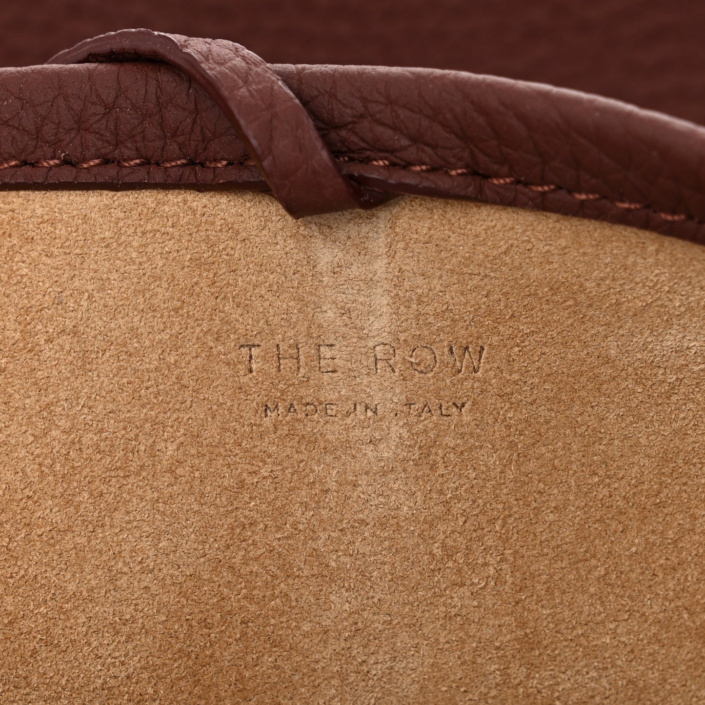 Grained Calfskin Small N/S Park Tote Cognac
