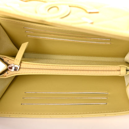 Chanel Caviar Quilted Medium Filigree Flap Wallet Yellow 5 of 14