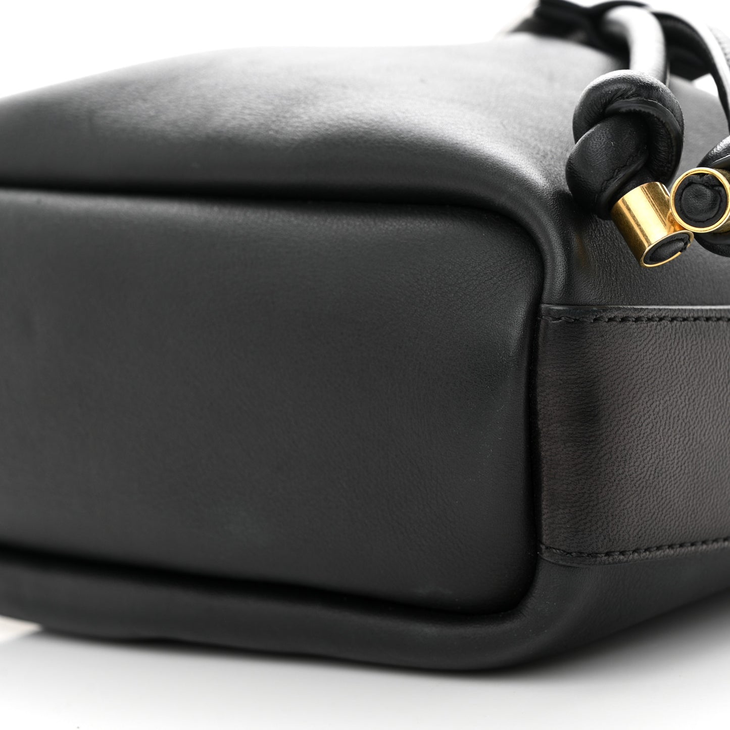 Calfskin Small Emma Bucket Black
