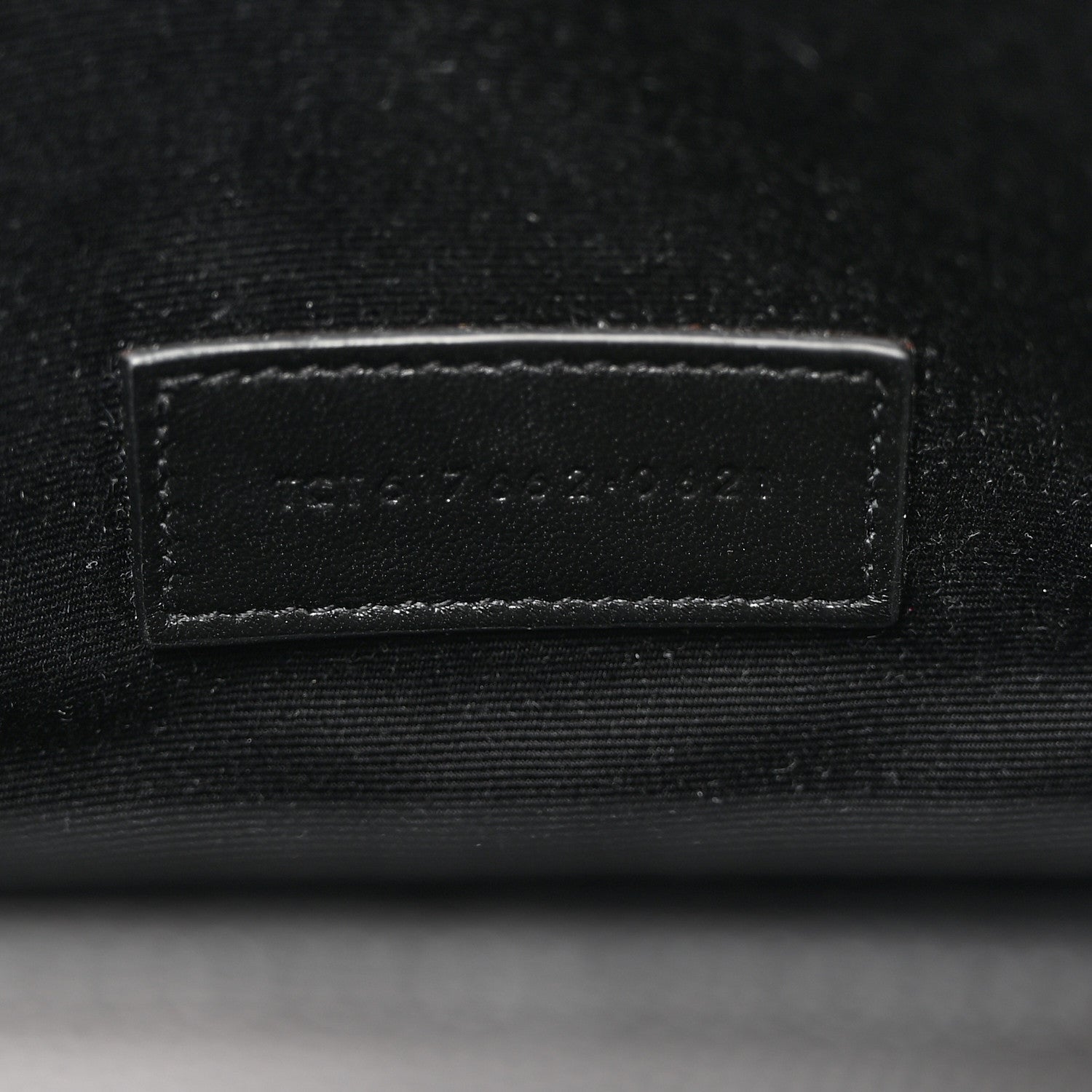 Saint Laurent Grain De Poudre Matelasse Chevron Monogram Envelope Clutch Black 7 of 8