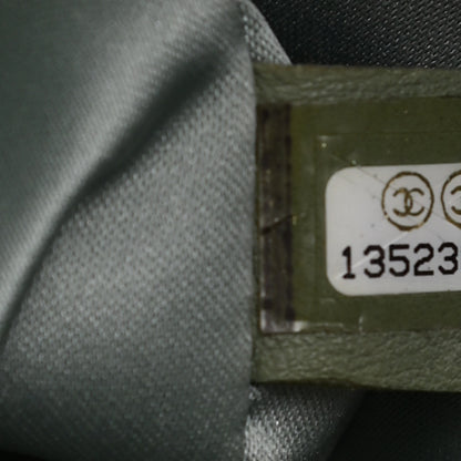 Chanel Canvas Quilted Large Paris Biarritz Tote Grey Blue 8 of 18