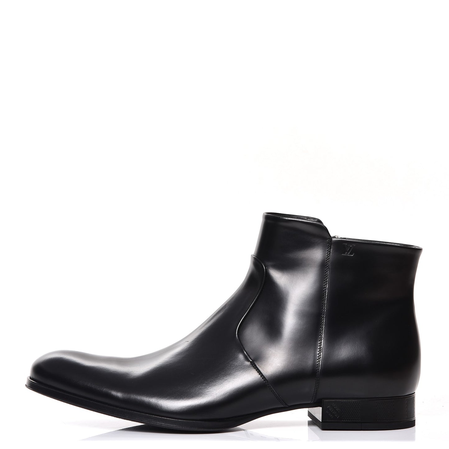 Calfskin Chelsea Ankle Boots 12 Black