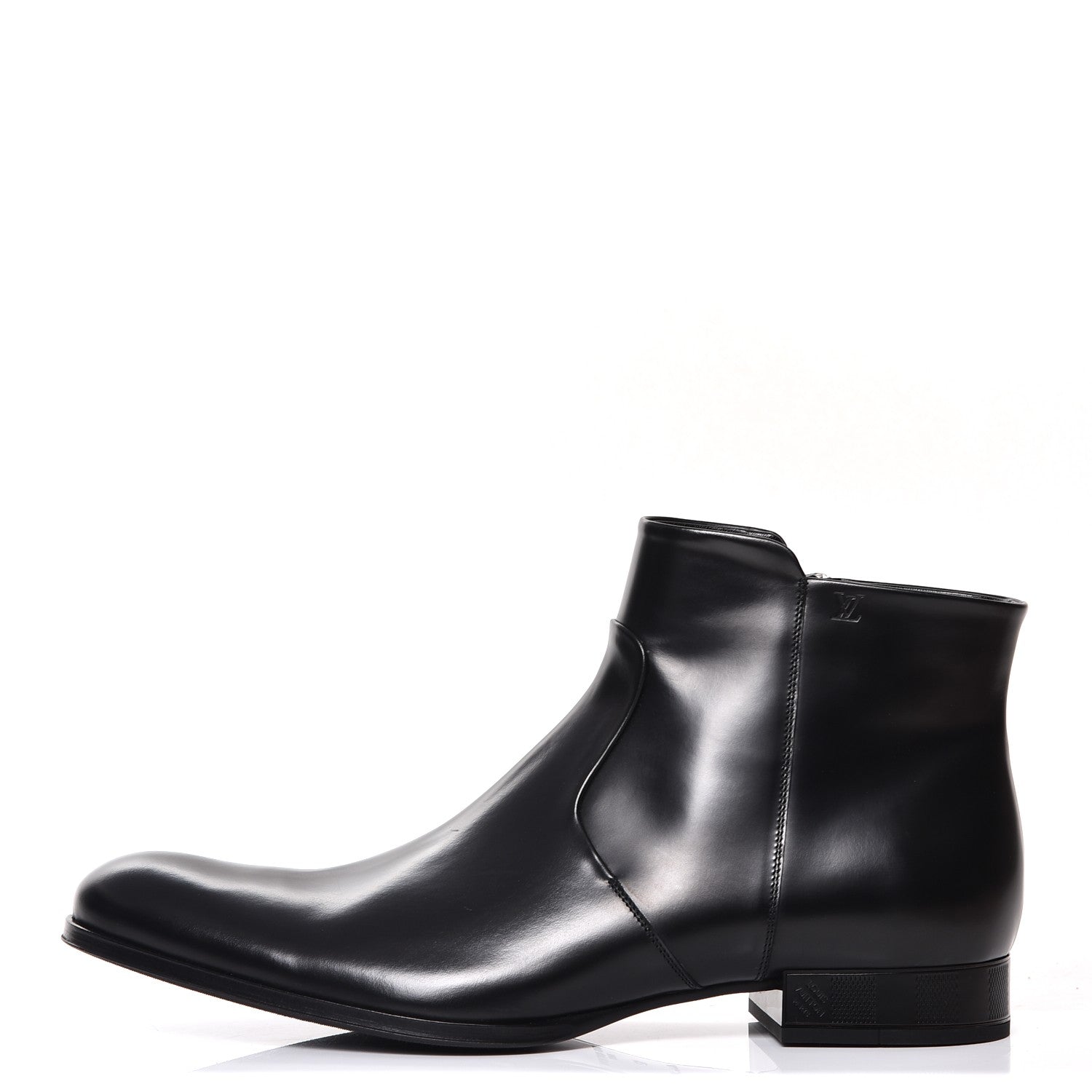 Louis Vuitton Calfskin Chelsea Ankle Boots 12 Black 1 of 9