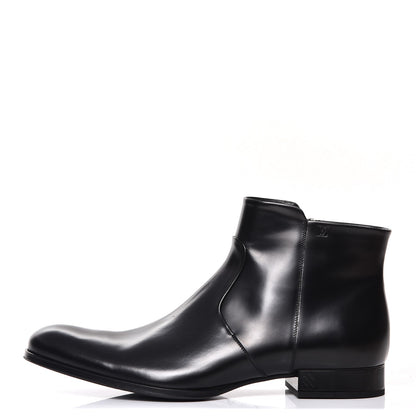 Louis Vuitton Calfskin Chelsea Ankle Boots 12 Black 1 of 9