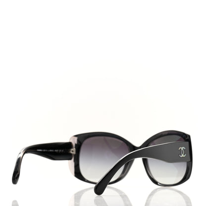 Chanel Mother of Pearl CC Sunglasses 5227-H Black 4 of 8