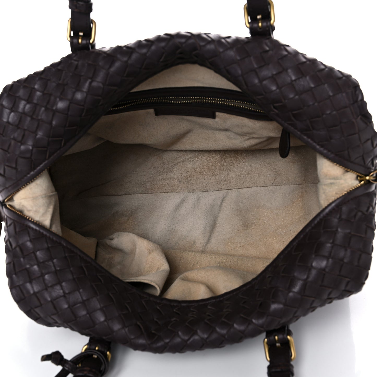Nappa Intrecciato Montaigne Bag Ebano