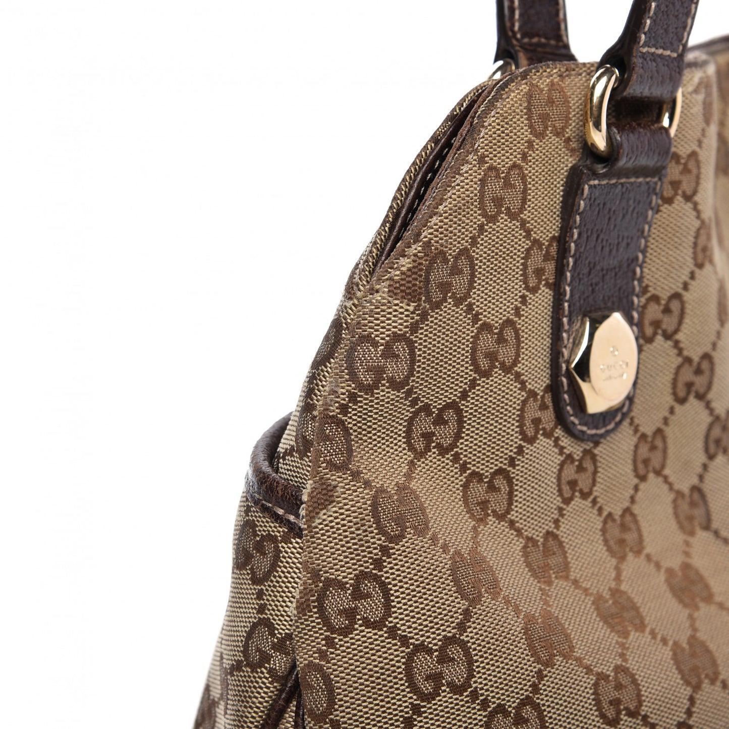 Monogram Medium Charmy Shoulder Bag Brown