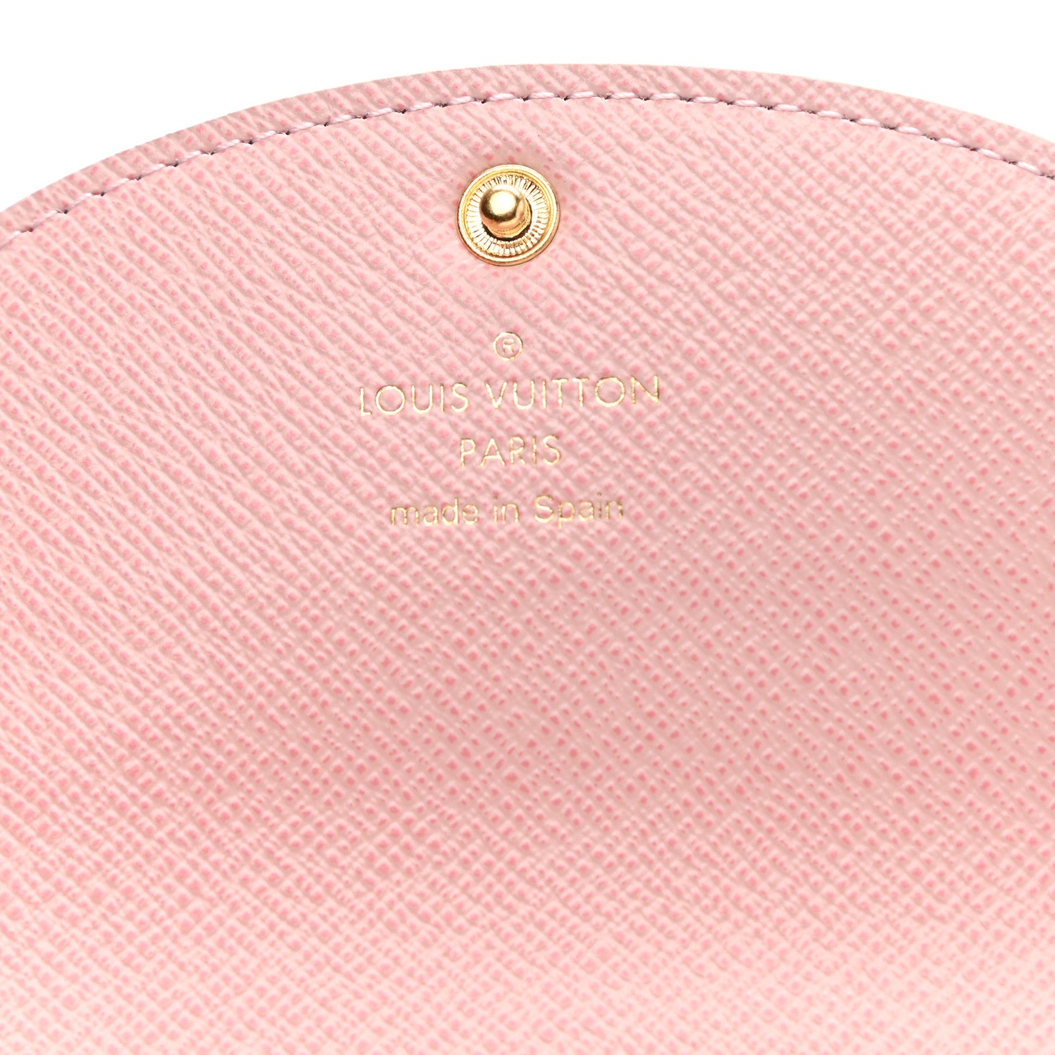 Louis Vuitton Damier Azur Rosalie Coin Purse Rose Ballerine 6 of 8