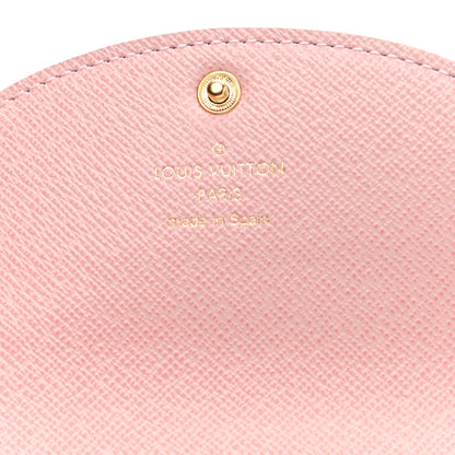 Louis Vuitton Damier Azur Rosalie Coin Purse Rose Ballerine 6 of 8