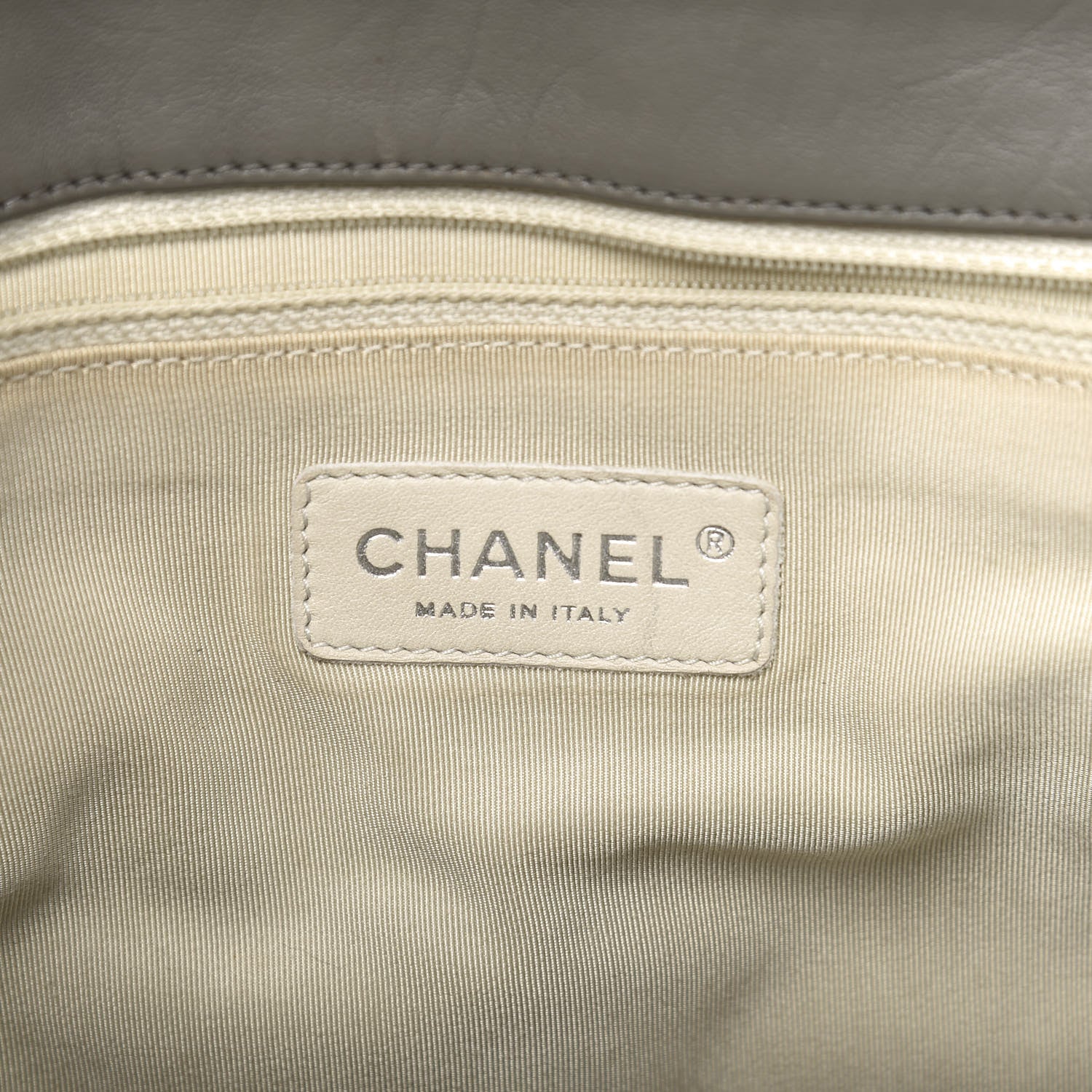 Chanel Washed Lambskin Quilted Maxi Chain Around Flap Taupe 6 of 12