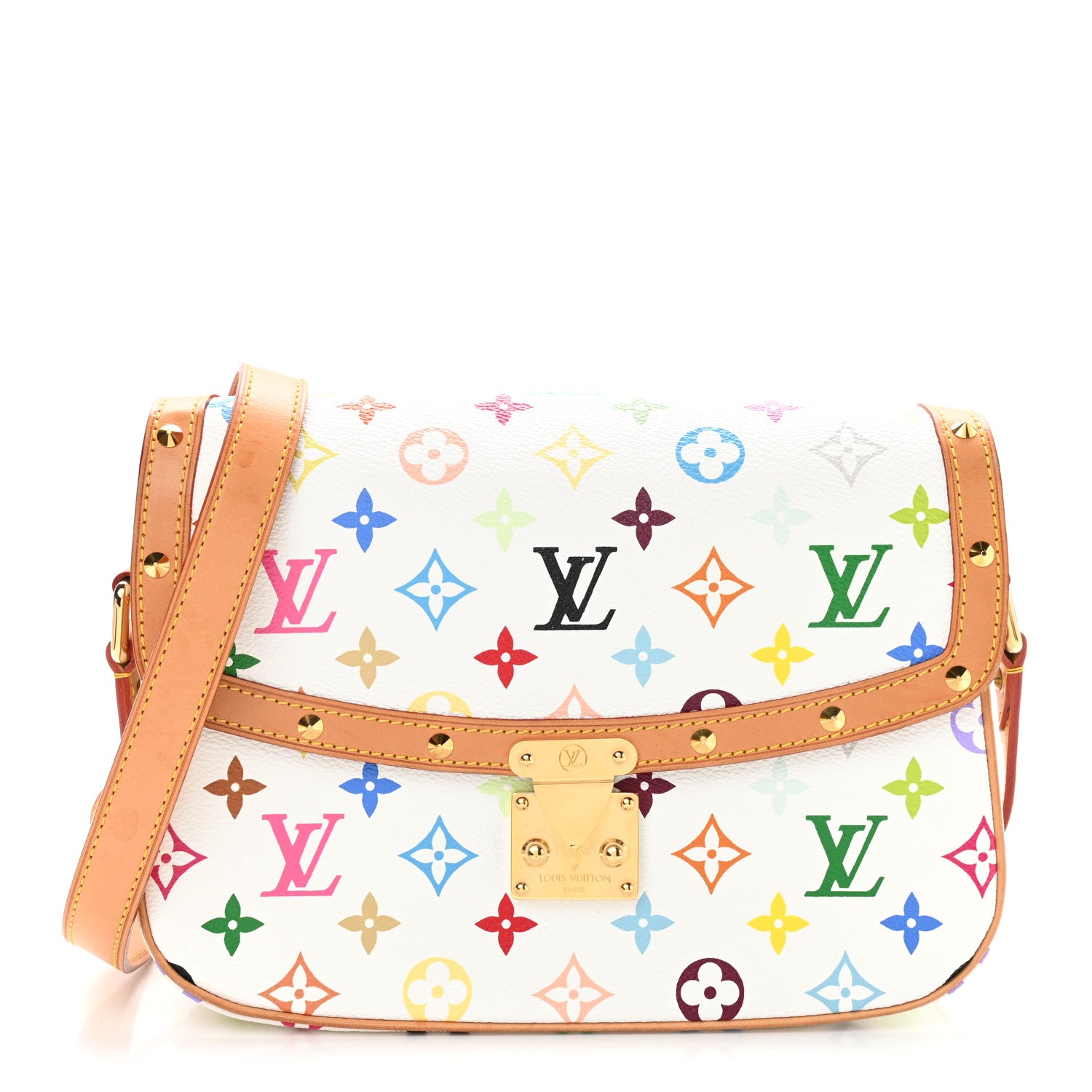 Louis Vuitton Monogram Multicolor Sologne White 1 of 11