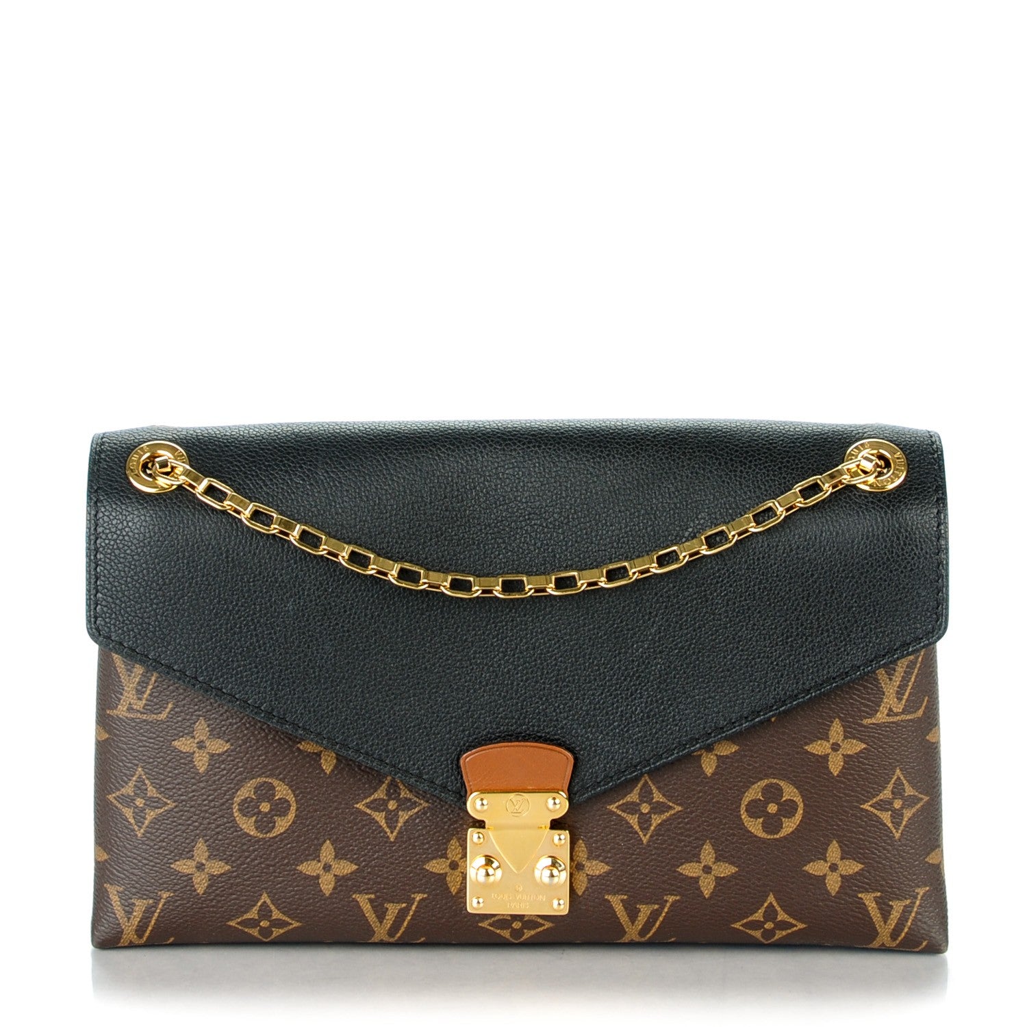 Louis Vuitton Monogram Pallas Chain Black 1 of 8