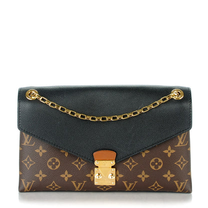 Louis Vuitton Monogram Pallas Chain Black 1 of 8