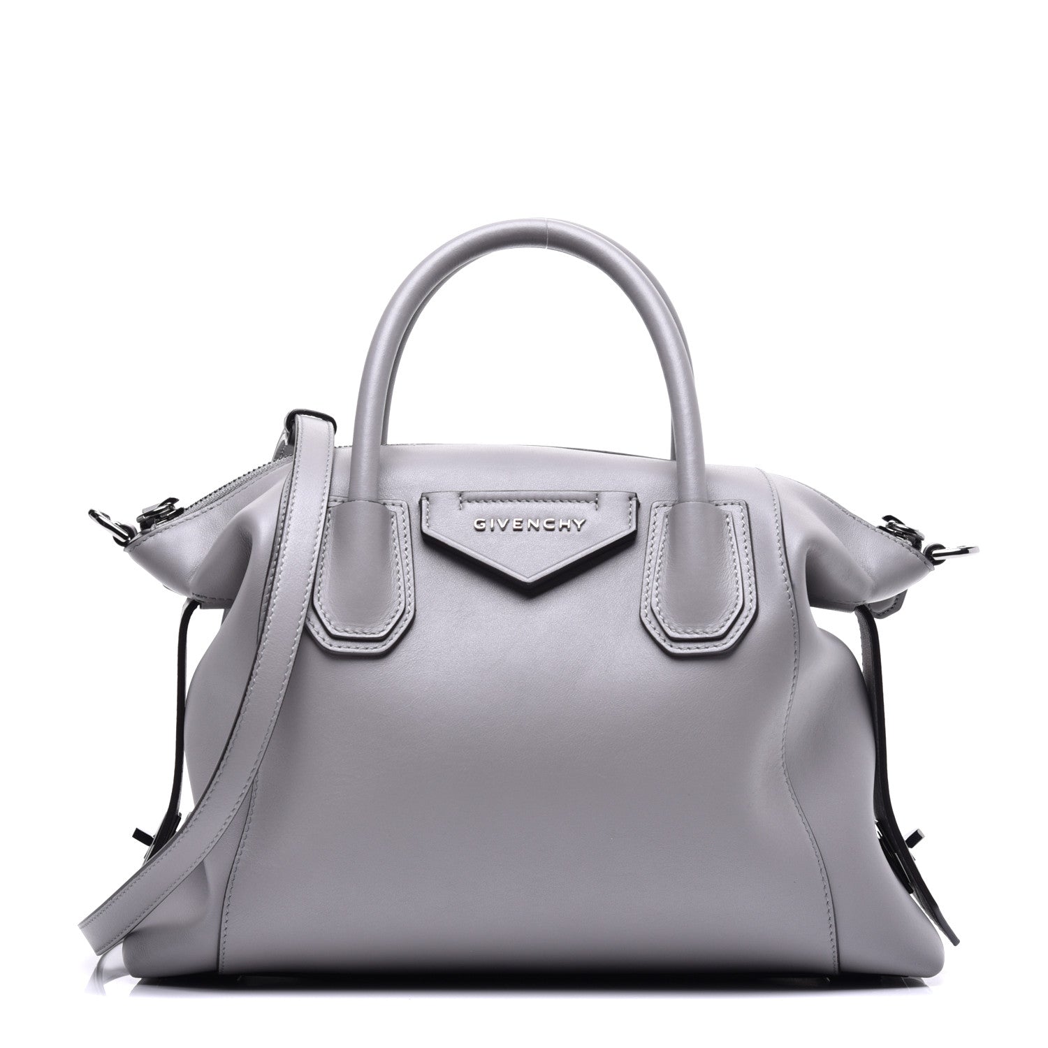 Givenchy Calfskin Small Soft Antigona Pearl Grey 1 of 10