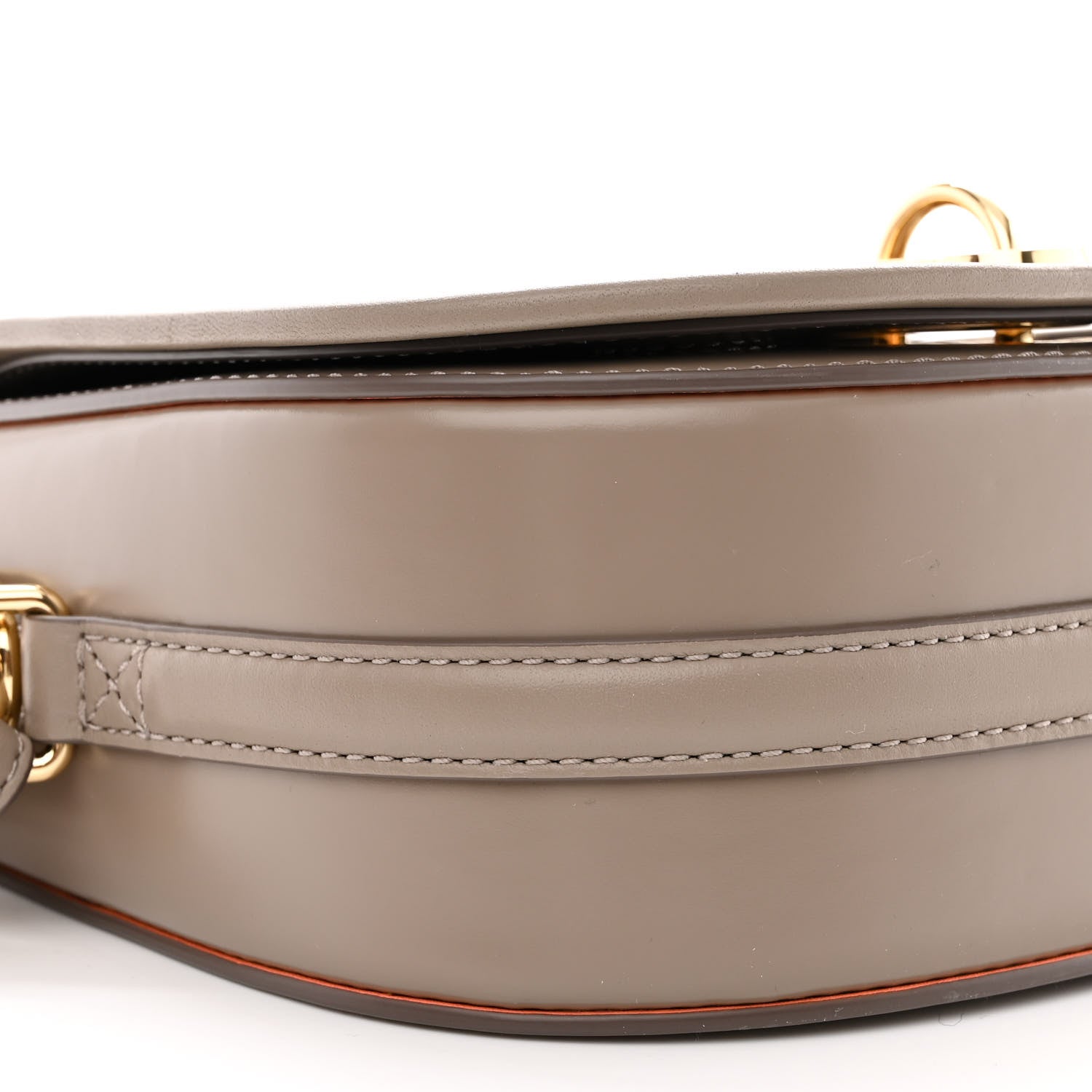 Marc Jacobs Calfskin The Saddle Bag Cement 9 of 10
