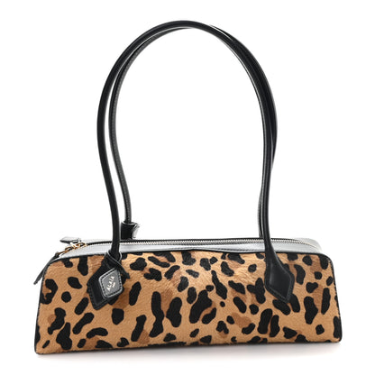 Alaia Calf Hair Leopard Print Medium Le Teckel Bag 1 of 10