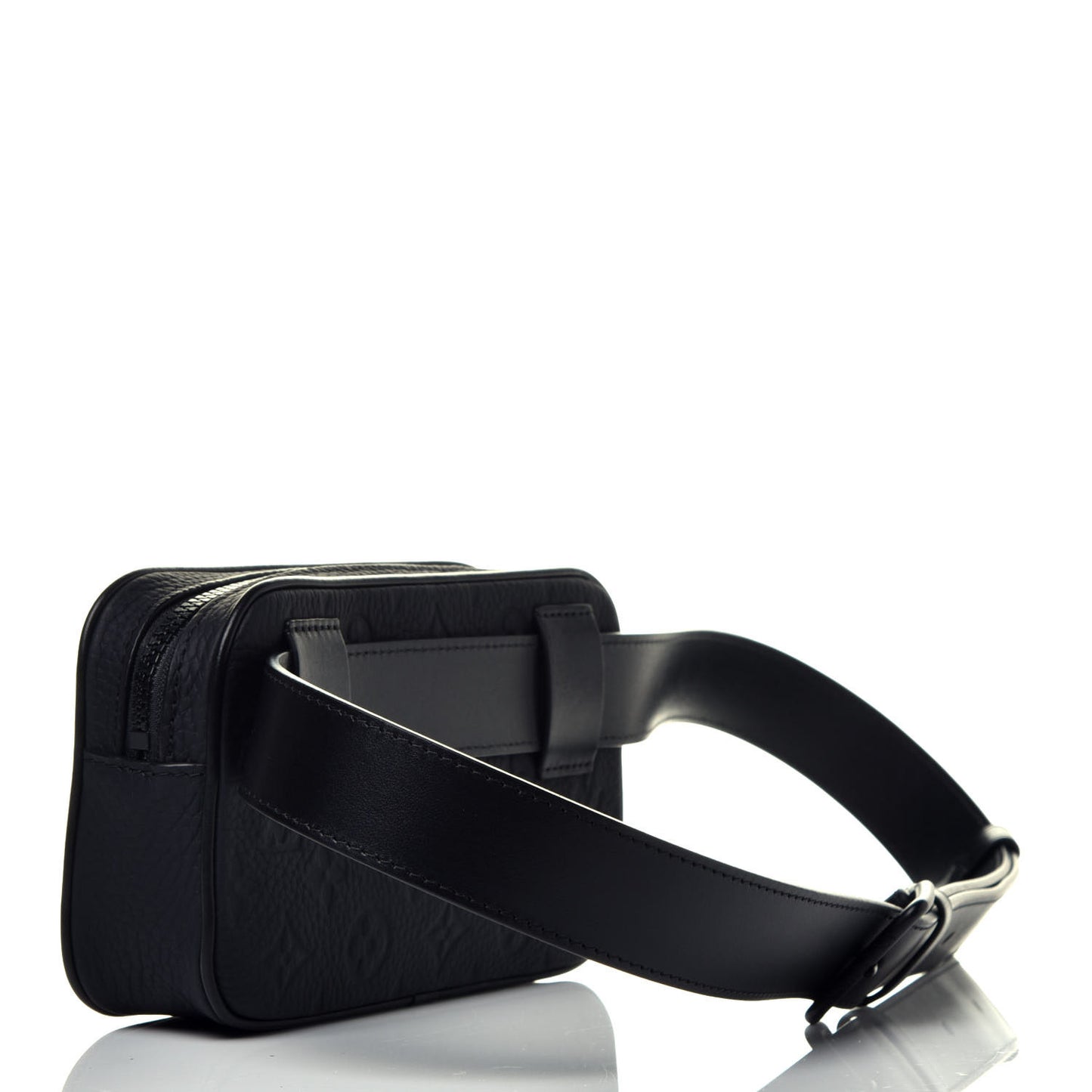 Taurillon Monogram Uniformes Solar Ray Soft Pochette Volga Belt Bag Black