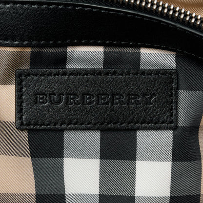 Burberry Nylon House Check Quilted Abbey Diaper Bag Black 6 of 10