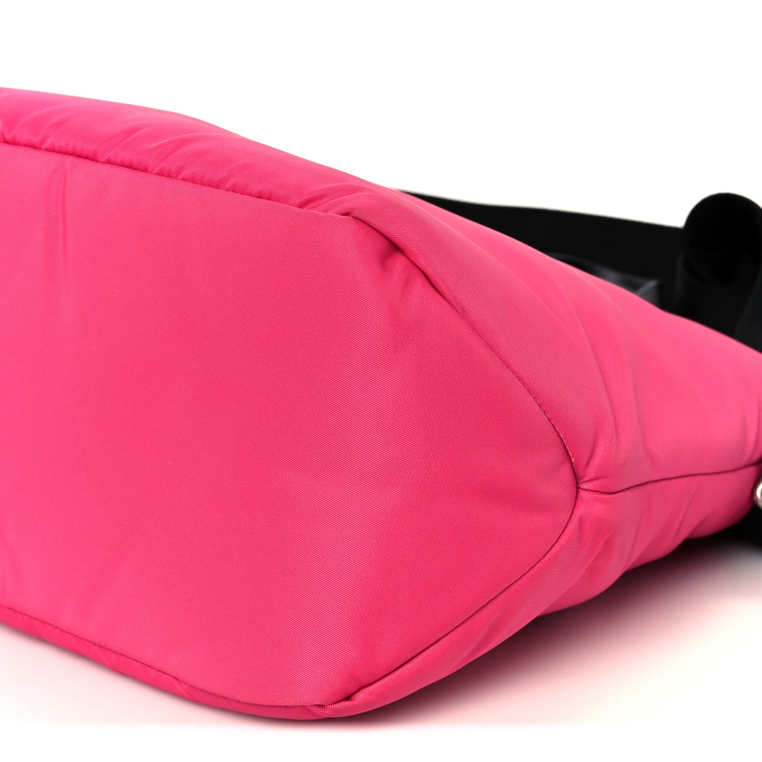 Prada Tessuto Nylon Soft Padded Shopping Tote Fuxia 10 of 10