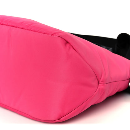 Prada Tessuto Nylon Soft Padded Shopping Tote Fuxia 10 of 10
