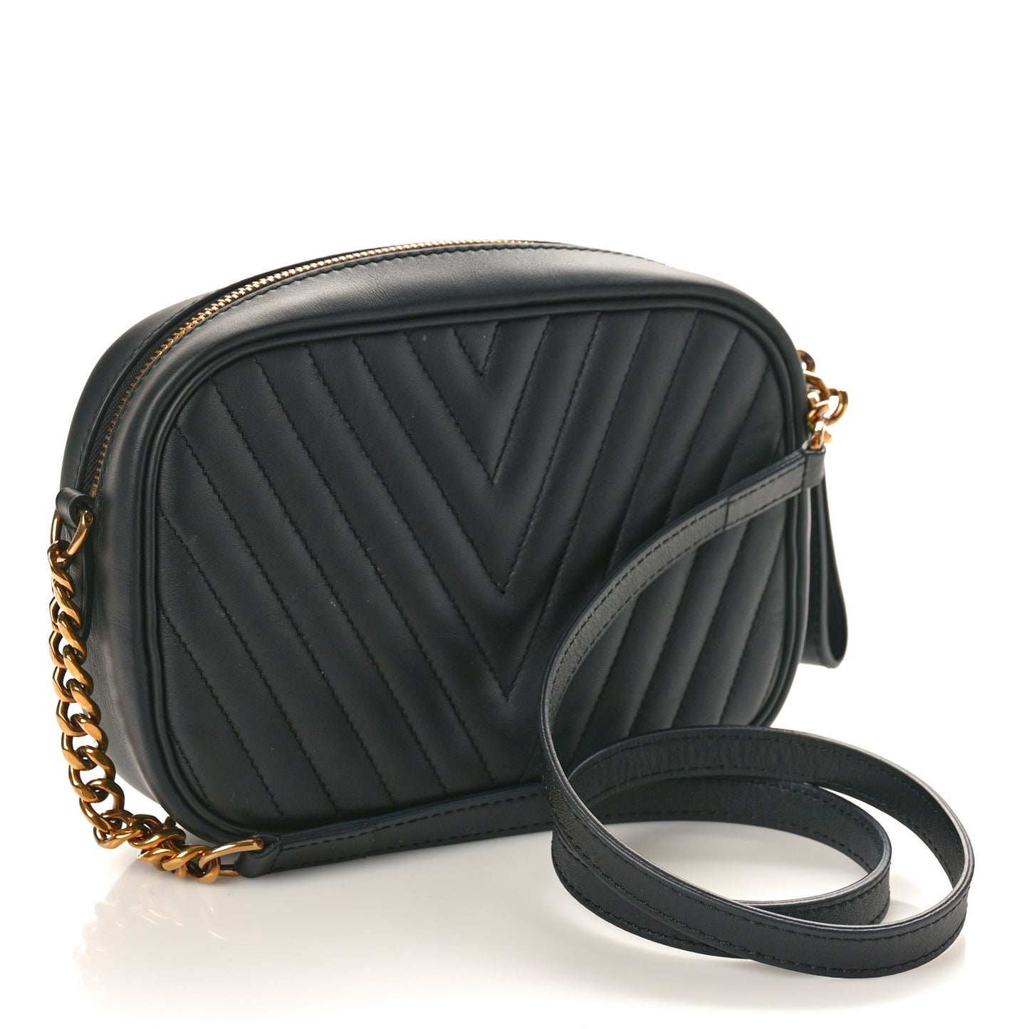 Calfskin New Wave Camera Bag Black