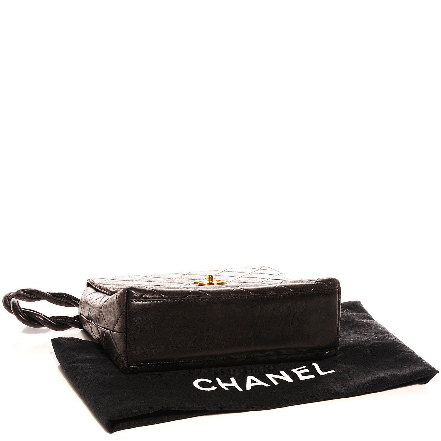 Chanel Lambskin Small Shoulder Flap Bag Black 4 of 8