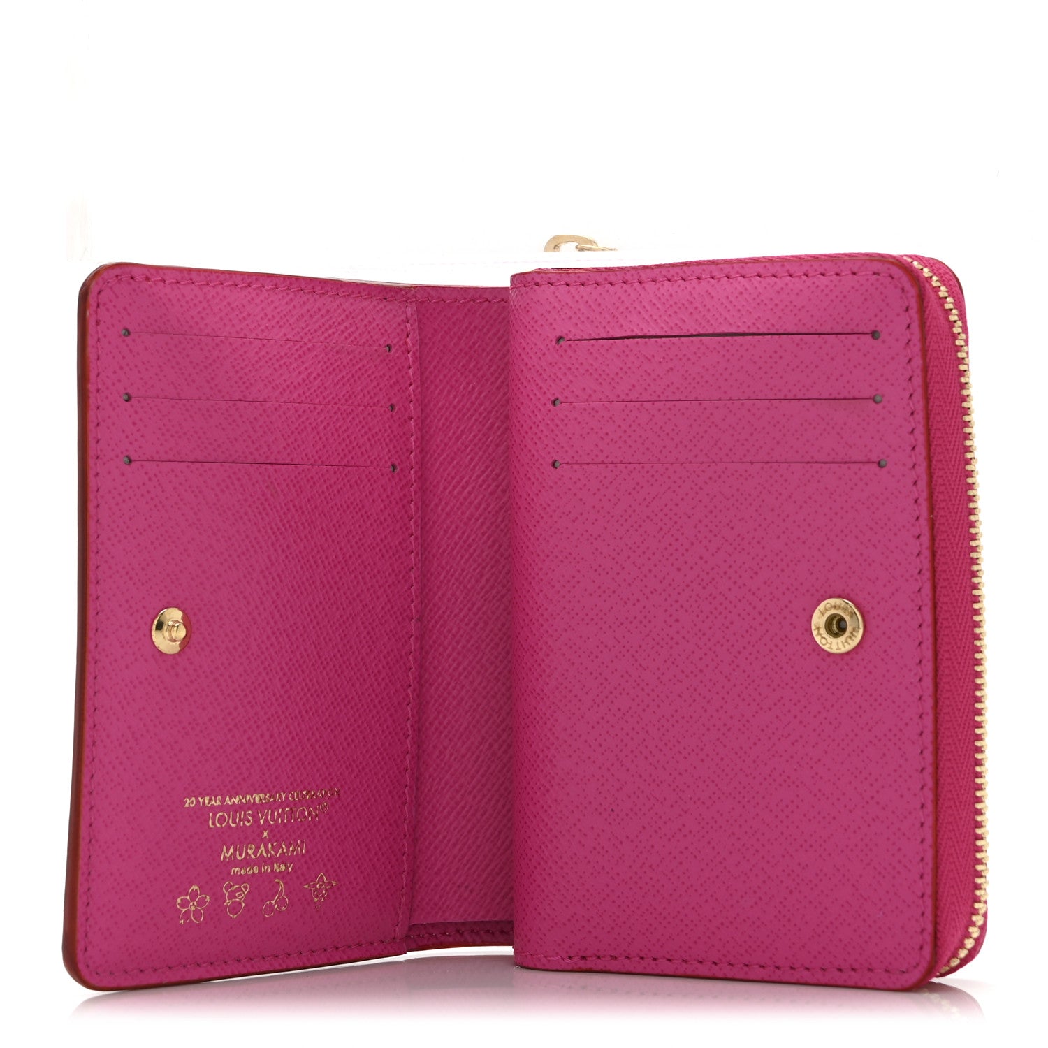 Louis Vuitton LV X TM Monogram Multicolor Portefeuille Lou Compact Wallet  White 5 of 10