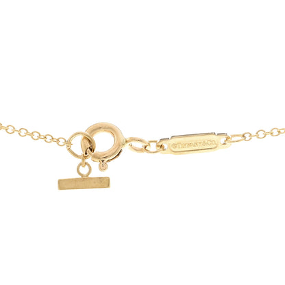 Tiffany 18K Yellow Gold Small T Smile Pendant Necklace 4 of 4